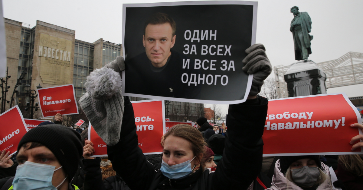 Index - Overseas - He's not going anywhere, Navalny is being held in captivity