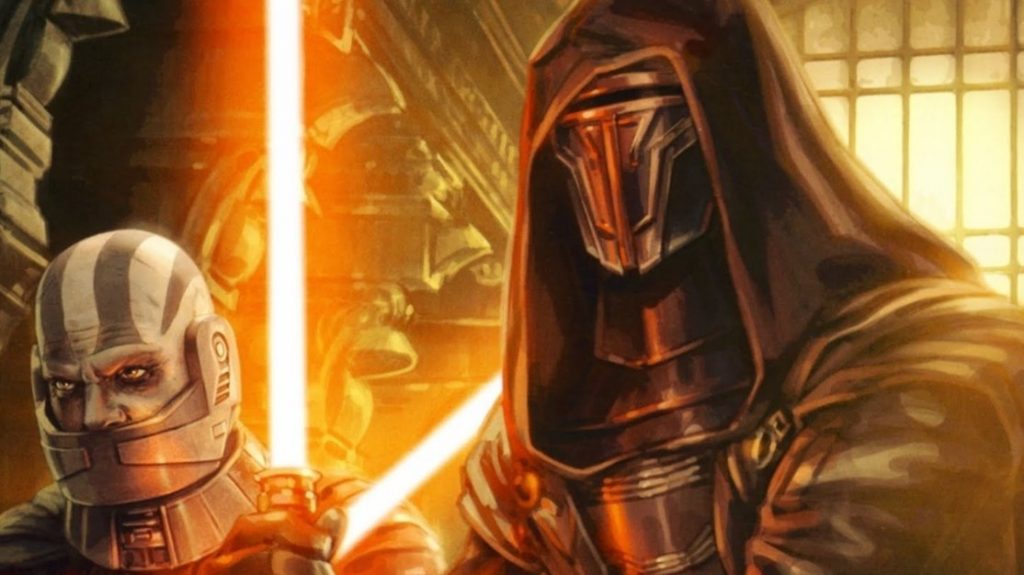 Knights of the Old Republic, but not in BioWare, not even in EA