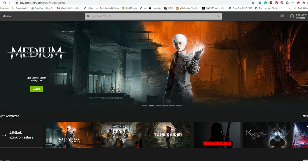 Index - Tech - Geforce Now is already running from your browser window