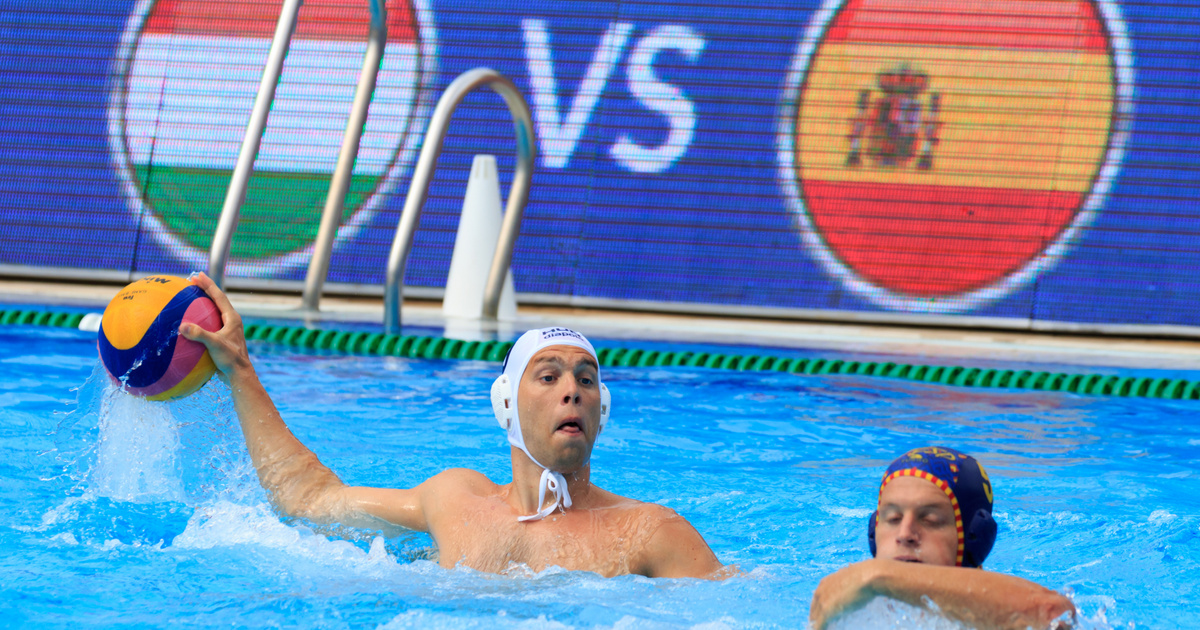 Index - Sports - World Water Polo League: The Hungarian national team defeated the Spaniards in a stormy five-meter match