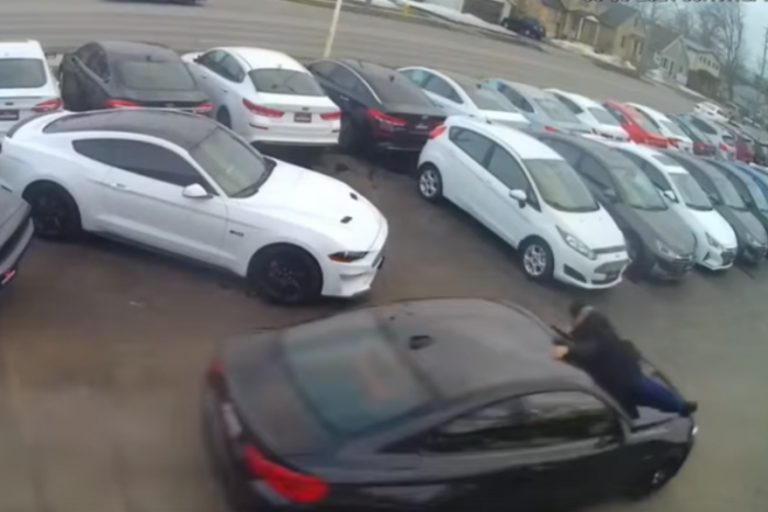 Together with a dealer, the thief stole the BMW