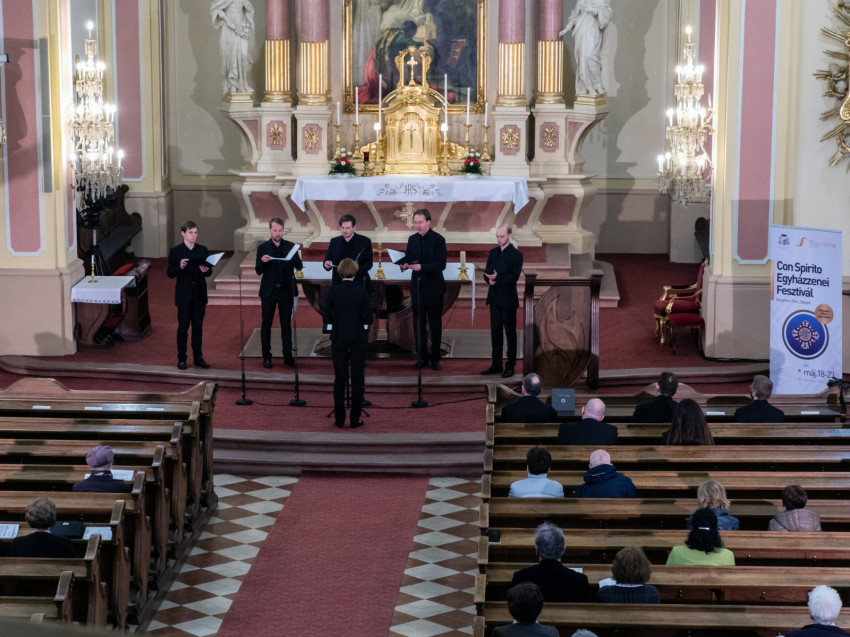 The Church Music Festival was organized in the Veszprim postal Hungarian