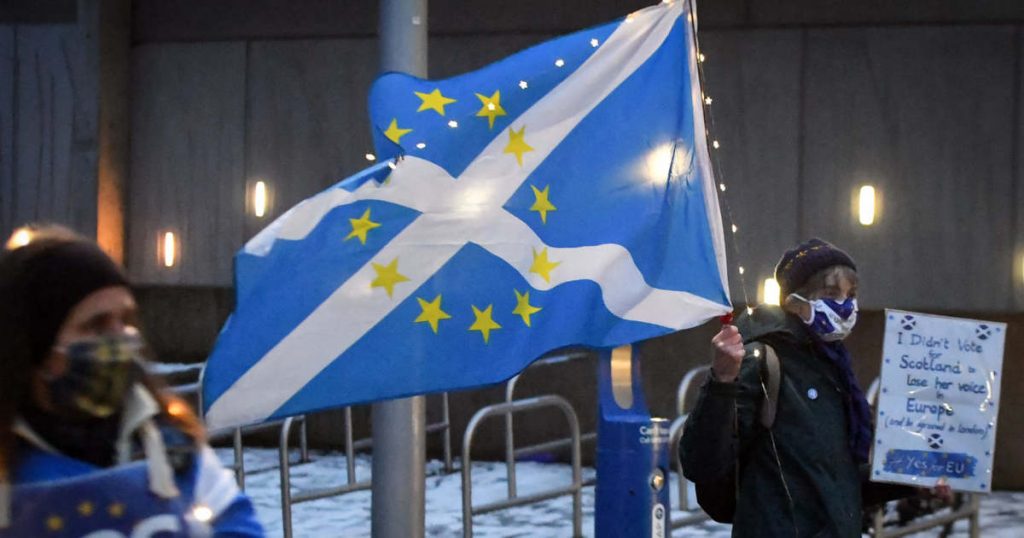 A deep blow to the hopes of the Scottish European Union in a huge deficit