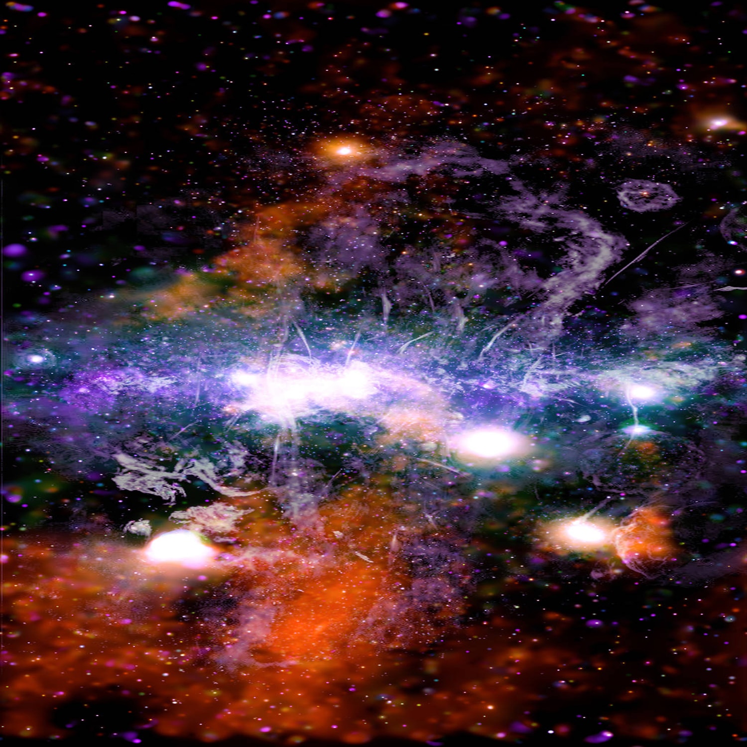 NASA has published an unparalleled image of the Milky Way center