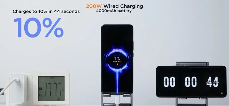 Xiaomi set a new record, with the phone charging to 100% in 8 minutes
