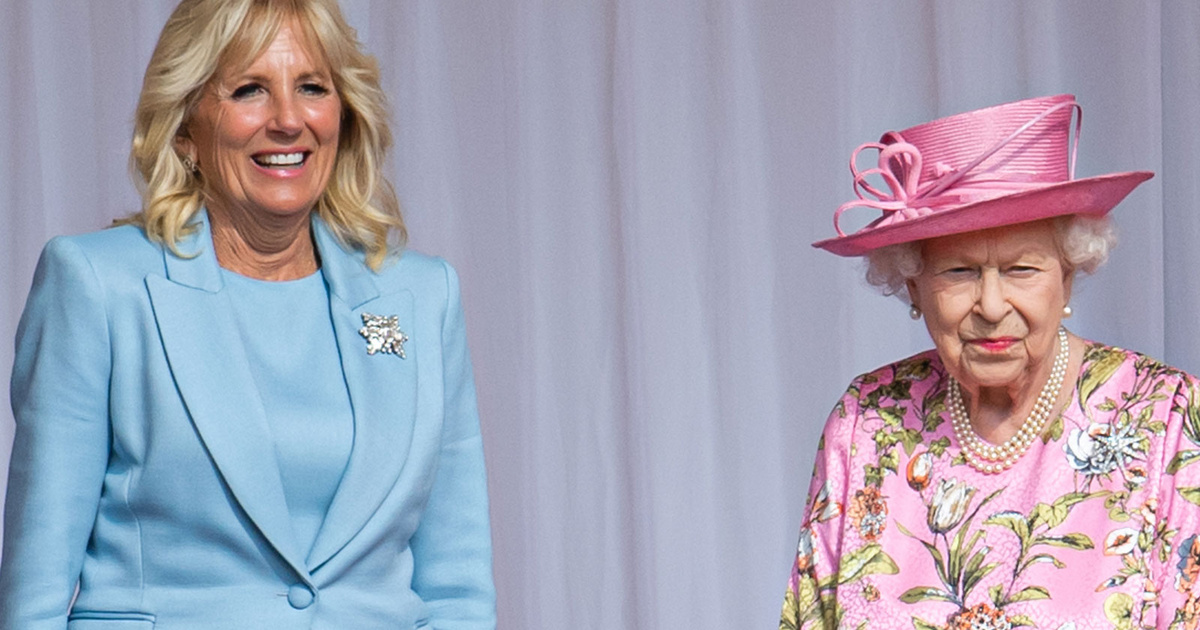 Jill Biden met the Queen in a blue dress: Catalin could also meet the first lady - world star