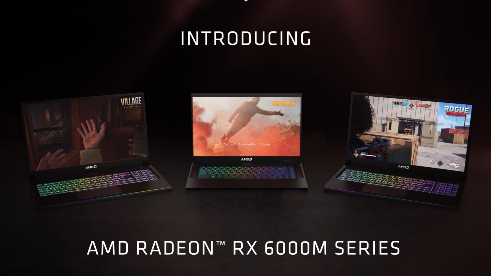 The Radeon RX 6000 family also comes with laptops