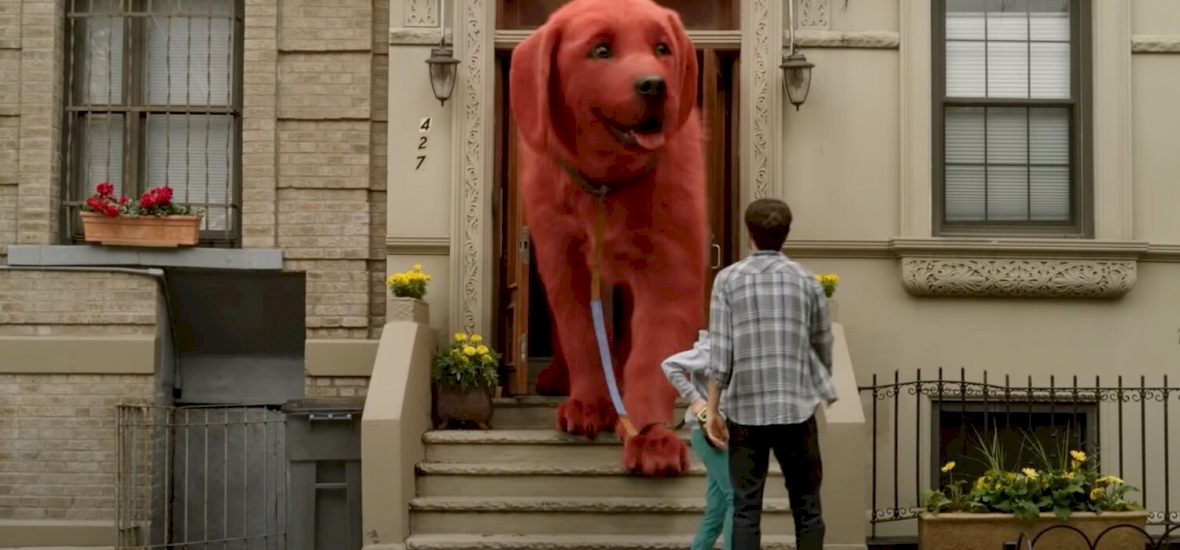 The internet exploded because of a giant red dog because millions of people love it