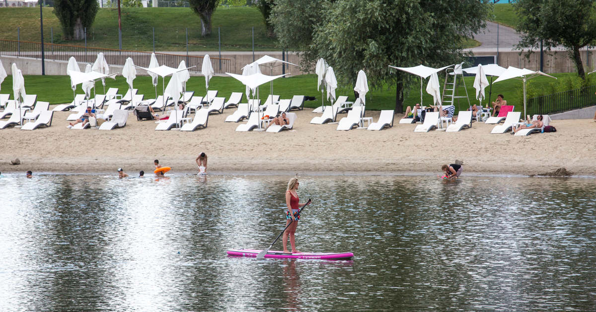 You can swim in the Danube right in the city center