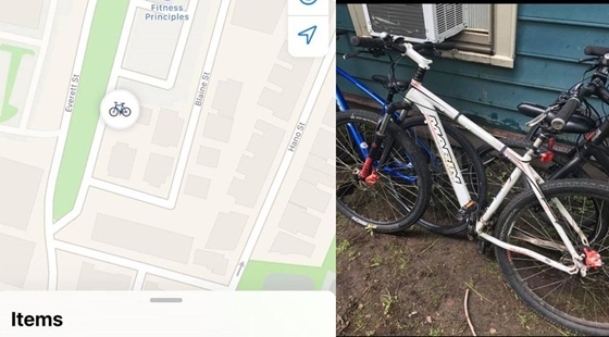 Tech: The man's bike was stolen, and Apple's AirTag clarified his whereabouts