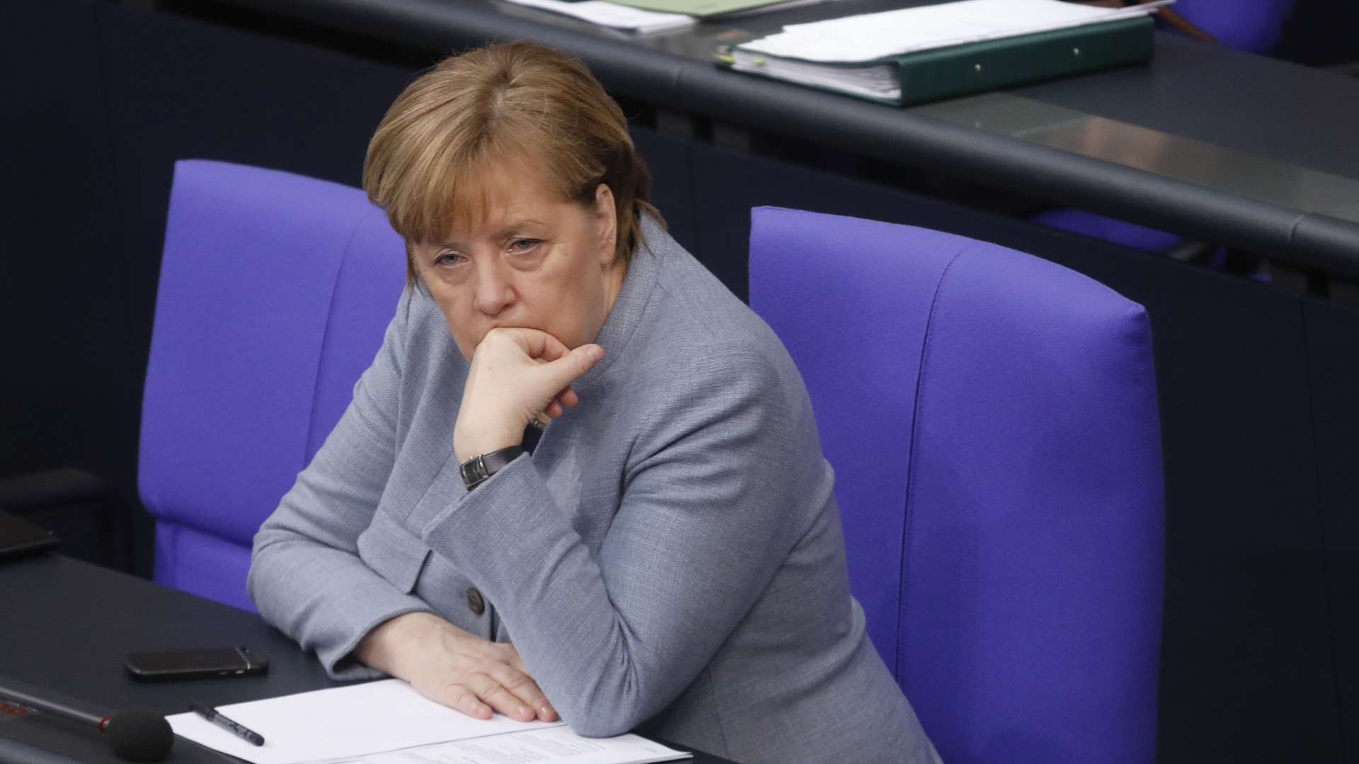 With Angela Merkel gone, his entire party could fail