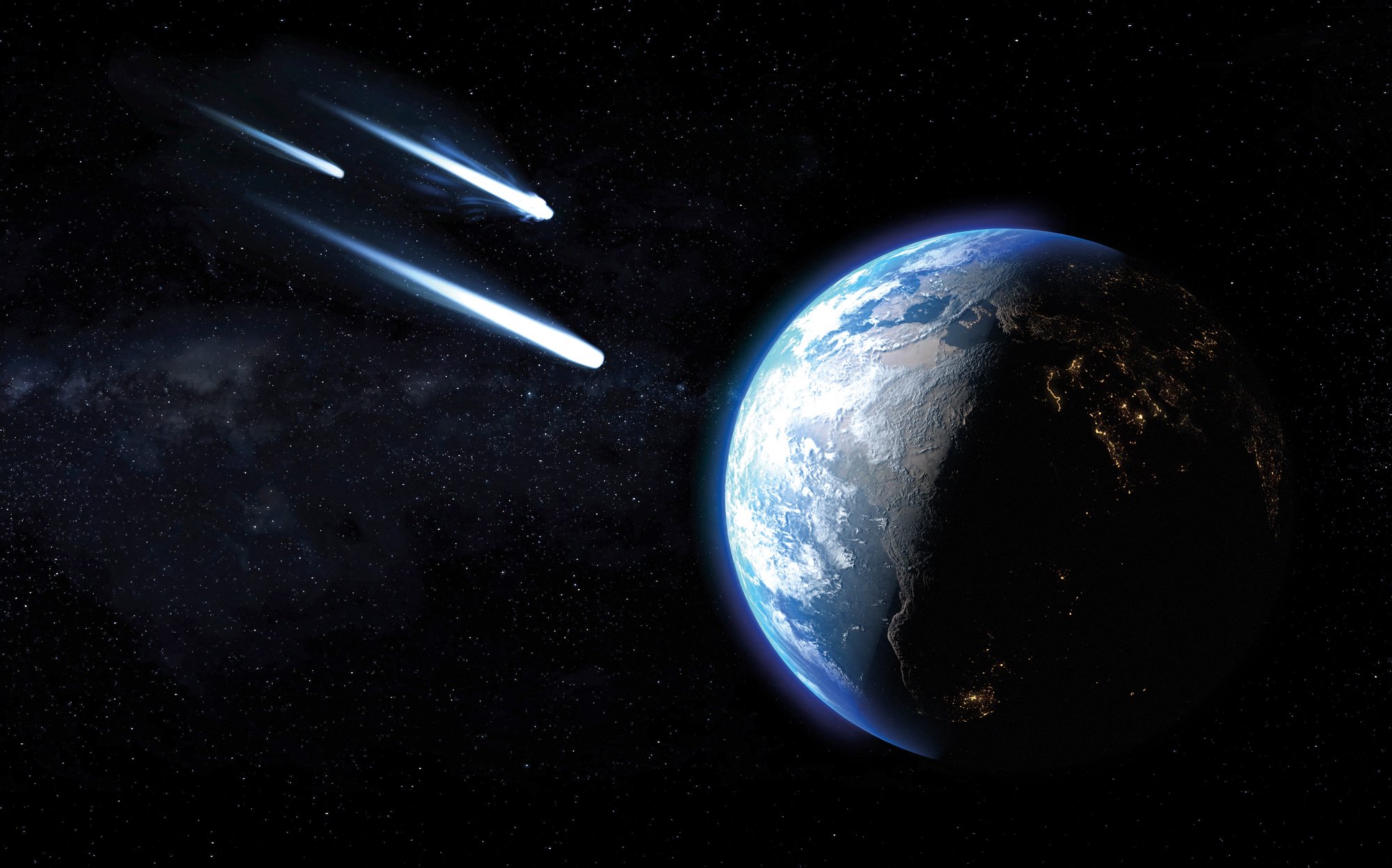 Asteroids hit Earth ten times earlier than thought