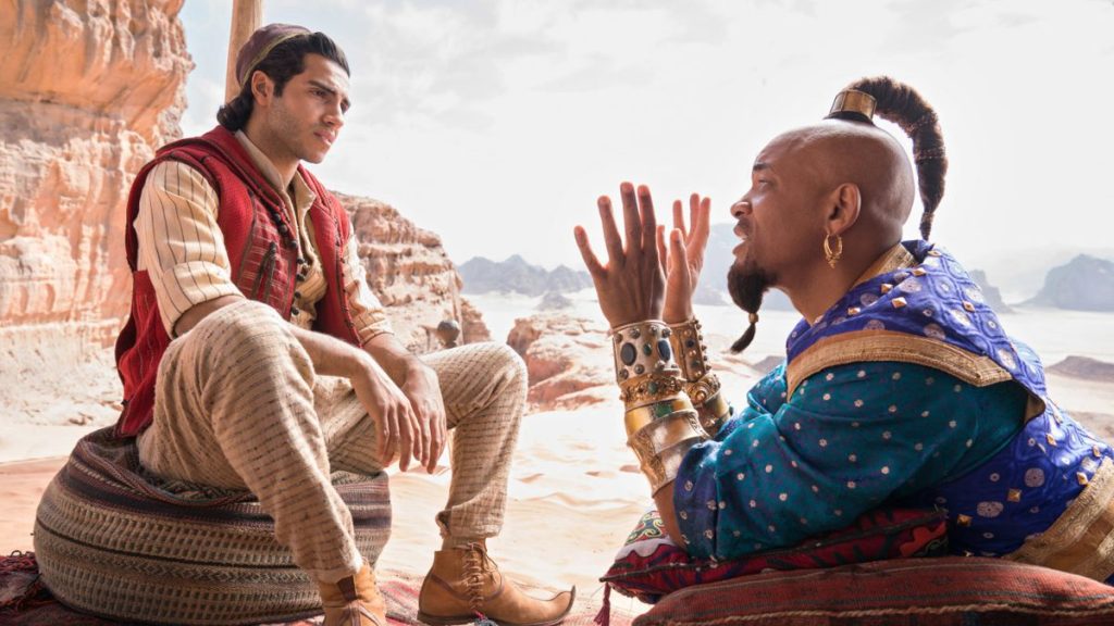 They still haven't given up on the seemingly superfluous Aladdin story in the world