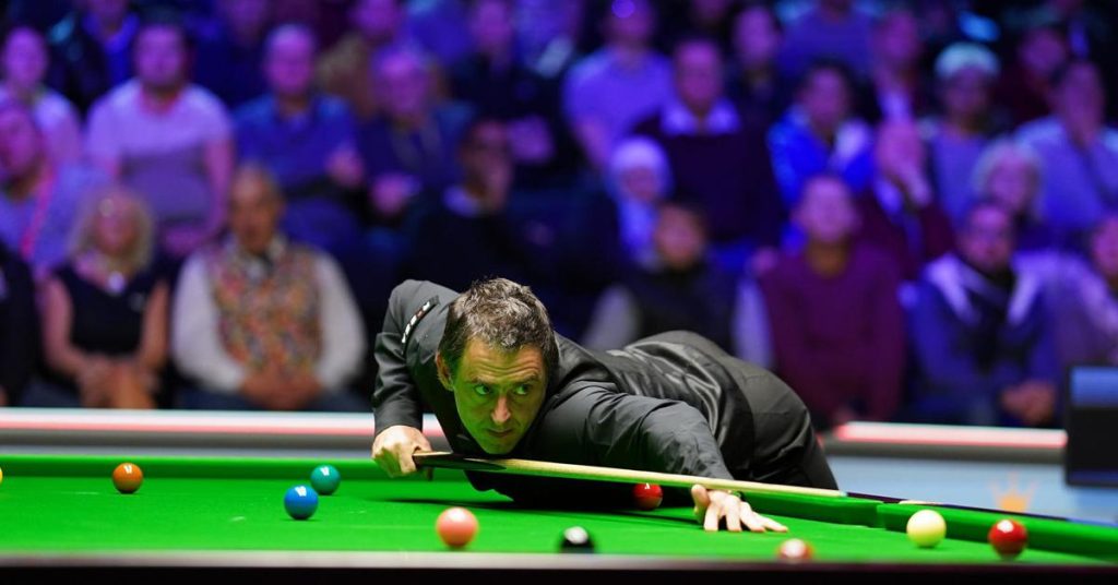 Only O'Sullivan remained in the race between world champions -