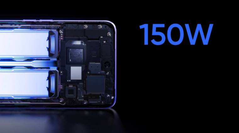 Itt a Realme 150W-al tölthető telefonja kép