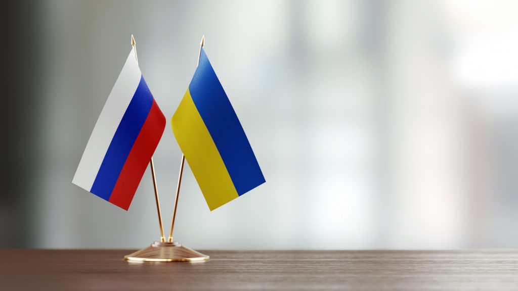 The Russian and Ukrainian delegations also discussed each other today