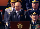 Putin has consolidated his power as seen in the Moscow parade rather than weakening it
