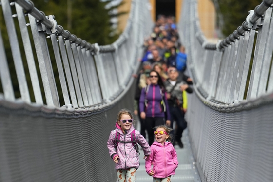 Real estate: As of today, the Czech Republic has the longest pedestrian suspension bridge in the world