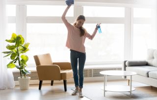 How do you get motivated for a spring cleaning?