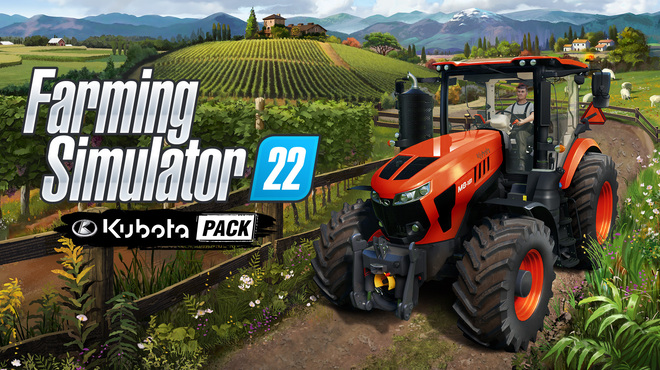 The Farming Simulator 22 Kubota Pack arrives at the end of June