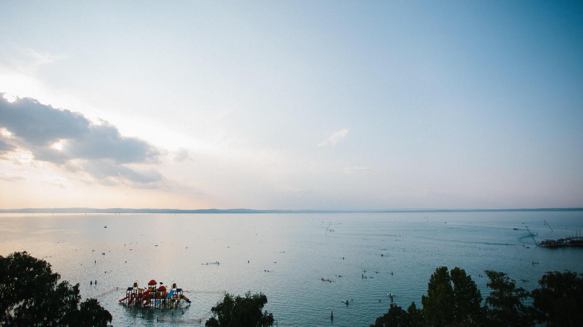 Lake Balaton is not close to full, and most people prefer to travel abroad for vacation