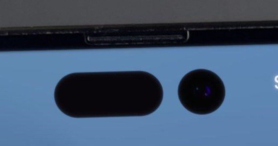 This could be the front camera system of the iPhone 14 Pro and 14 Pro Max.