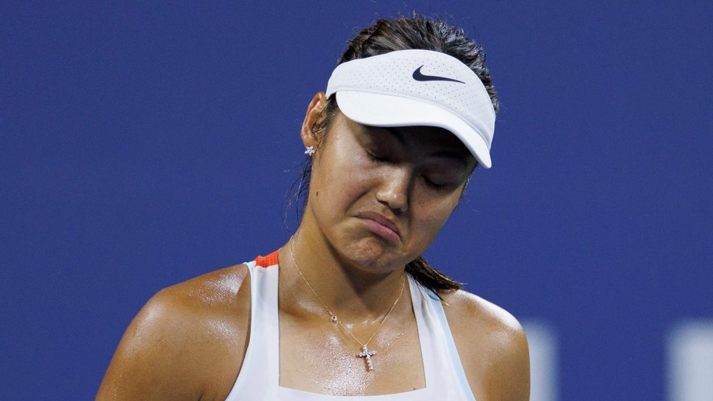 The US Open women's defending champion was eliminated in the first round