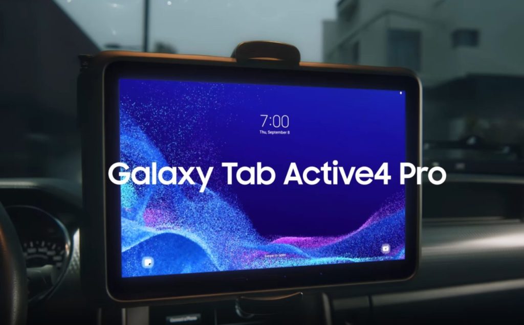 The rugged Samsung Galaxy Tab Active 4 Pro tablet is official