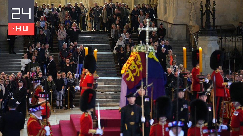 A man pushed a seven-year-old girl aside at the Queen's funeral, then threw himself over Her Majesty's coffin