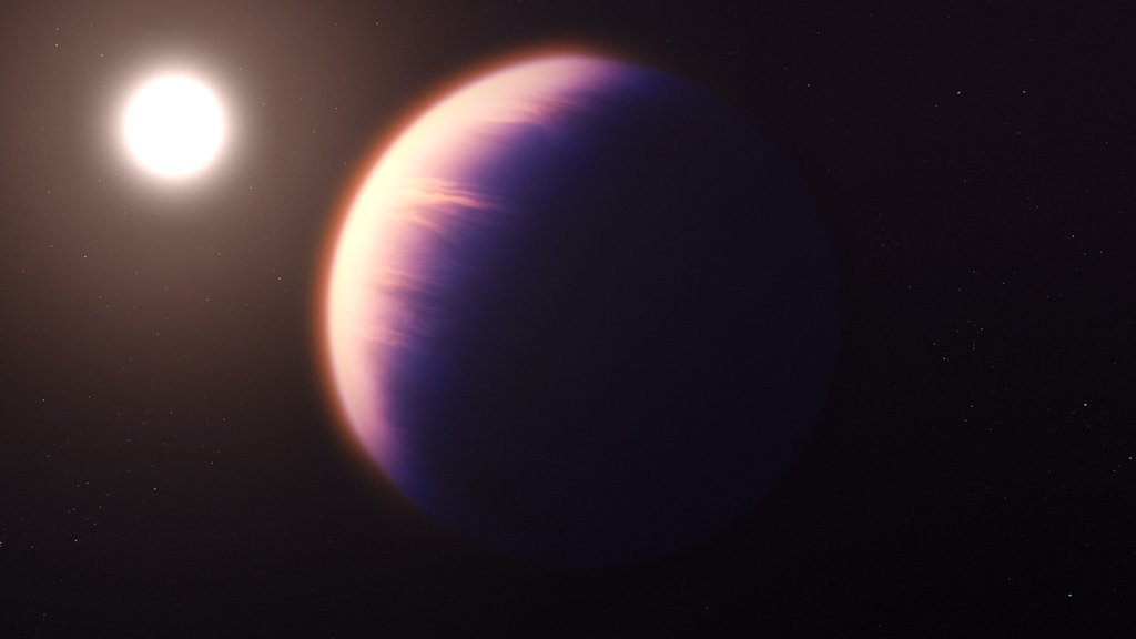 Carbon dioxide was found in the atmosphere of an exoplanet by the James Webb Space Telescope