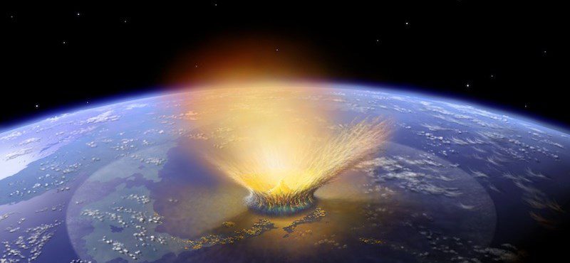 The asteroid that wiped out the dinosaurs is also dwarfed by the largest celestial body to hit Earth