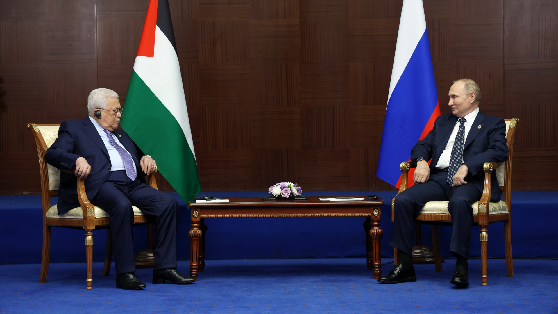 The Middle Eastern leader, who was angry with America, met with Putin