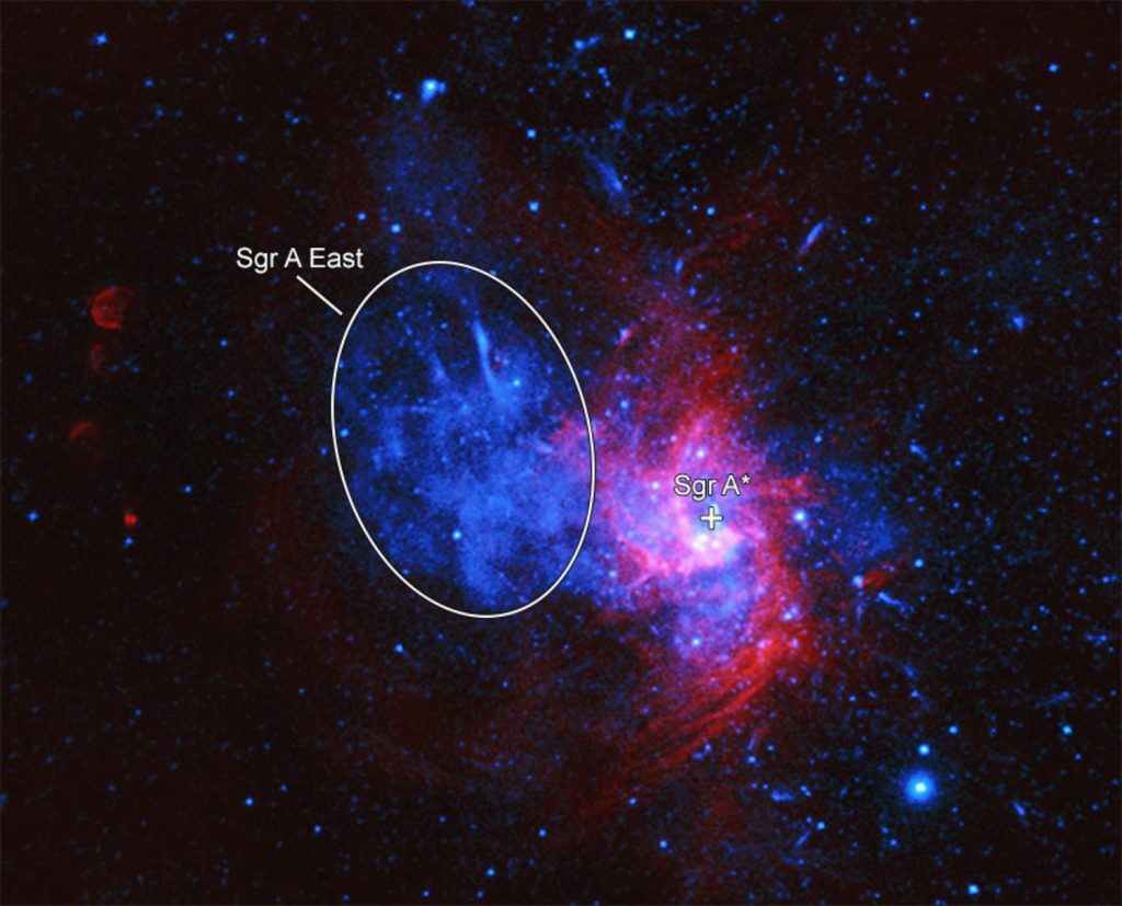 This is how a supernova exploded ten thousand years ago in the heart of the galaxy