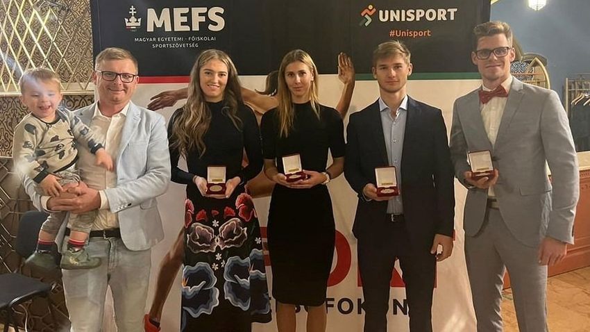7 students of the Széchenyi István University in Győr received the "University Athlete of the Year" award