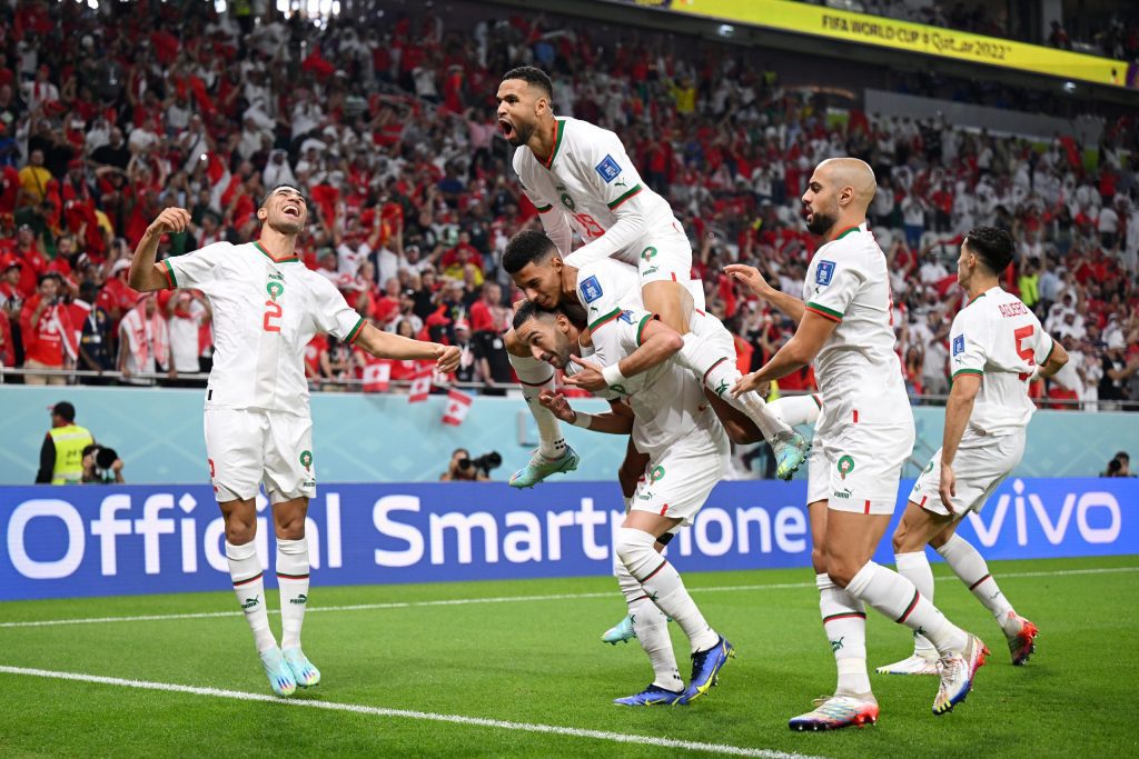 With a goal kick from 32 meters and the most beautiful assist in the World Cup, Morocco advanced as the leader of the group